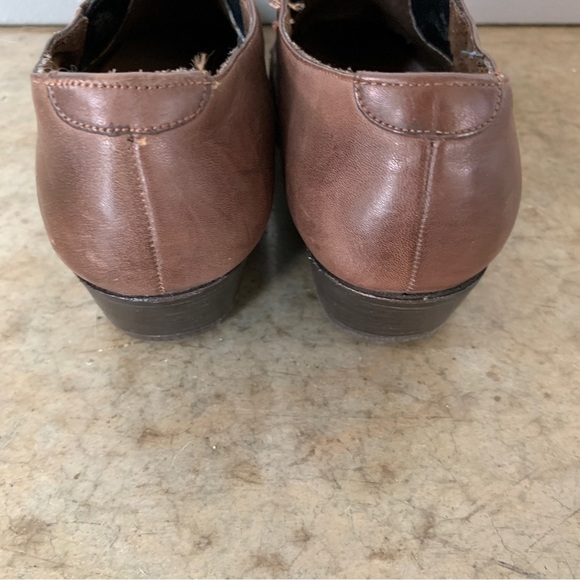 Seychelles Brown Leather Cowgirl Booties Size 8 - Picture 5 of 11